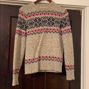 LL Bean Fair isle sweater